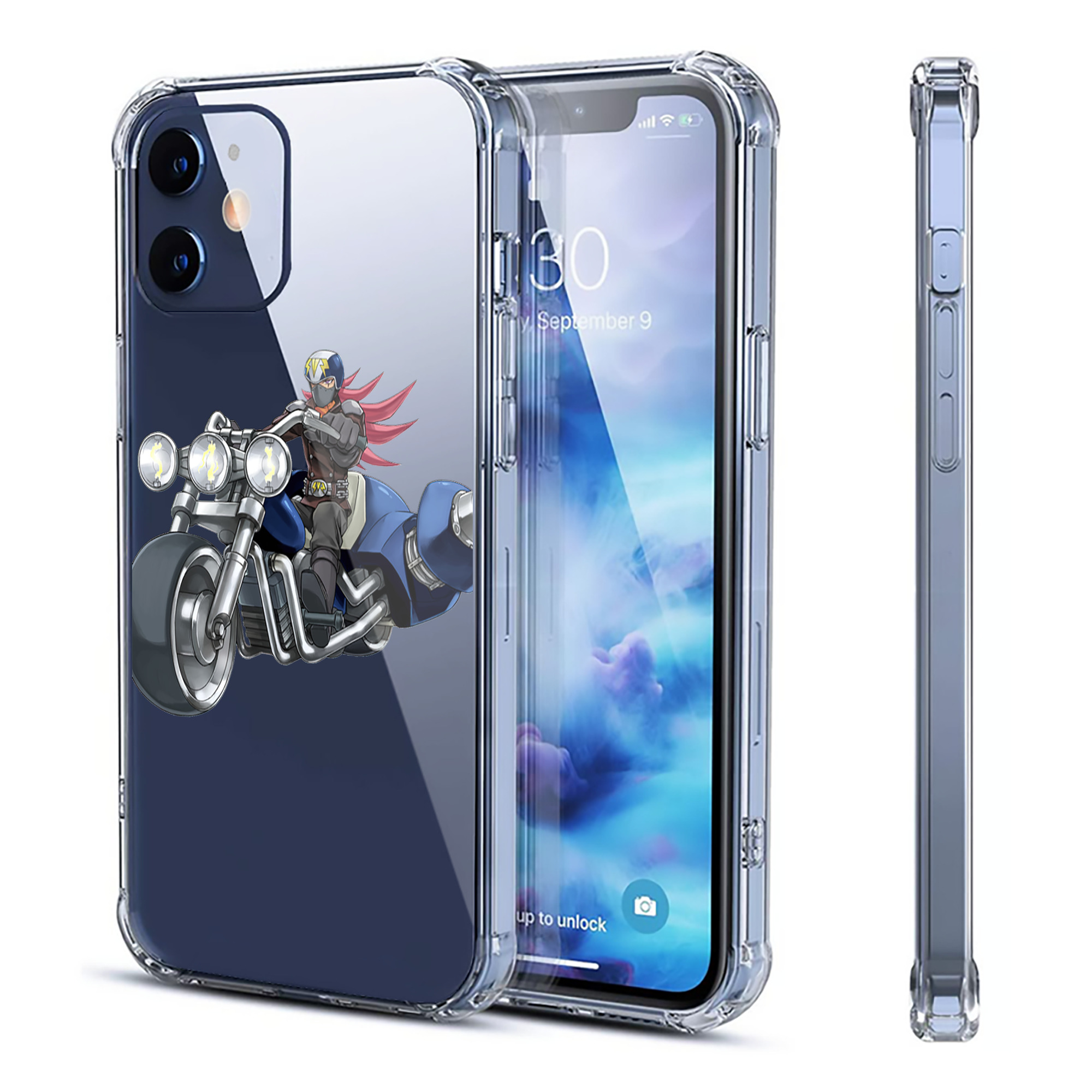 （画像用） 遊☆戯☆王 Yu-Gi-Oh! 【iPhone 12シリーズ対応】透明スマホケース（クリアソフトケース）